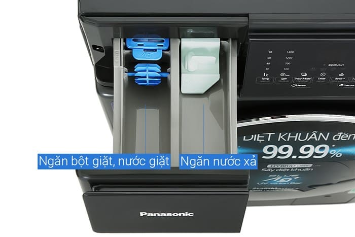 Máy giặt Panasonic Inverter giặt 10.5 kg sấy 2 kg NA-V105FR1BV